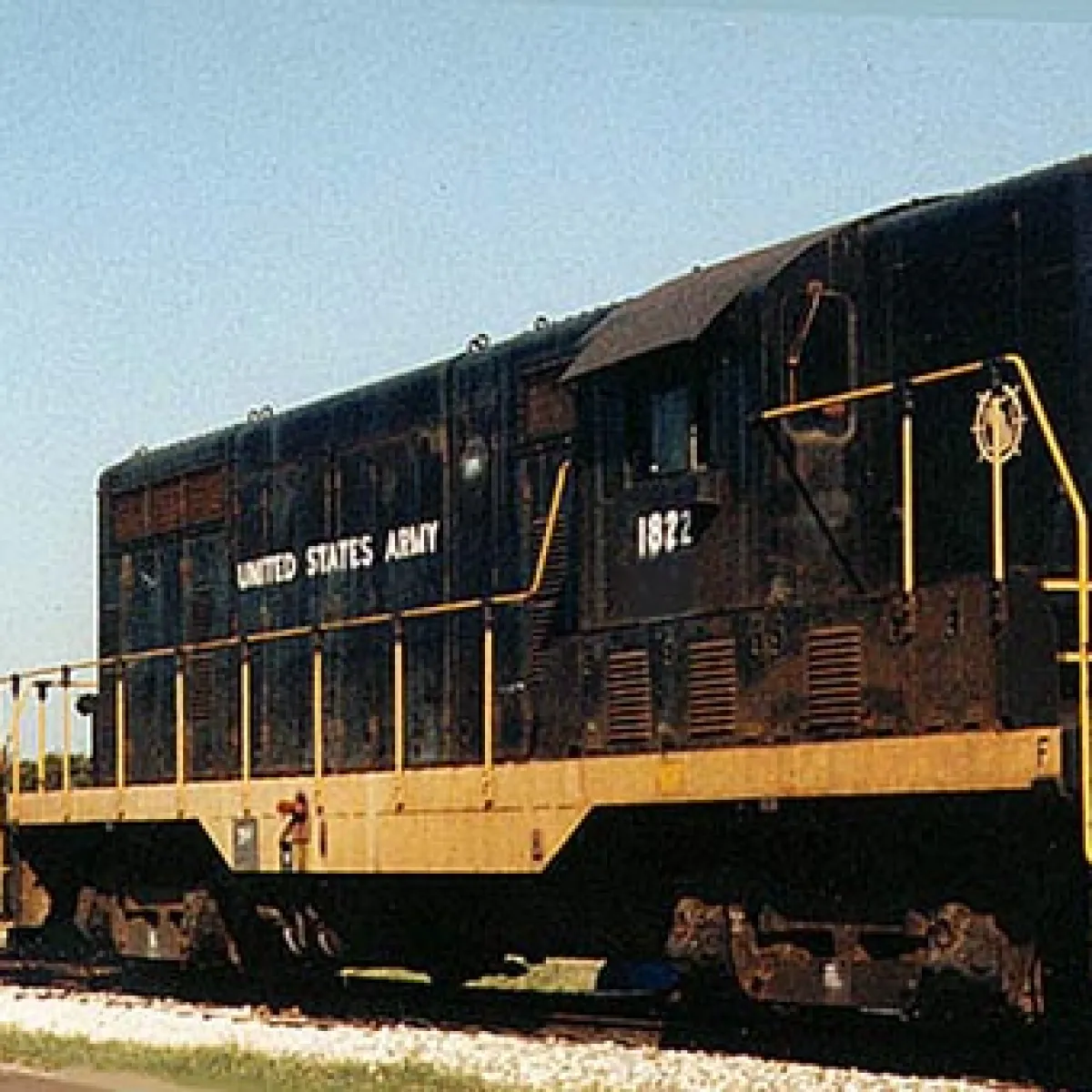 a train on a steel track