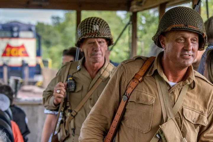 Allied soldier wearing a hat